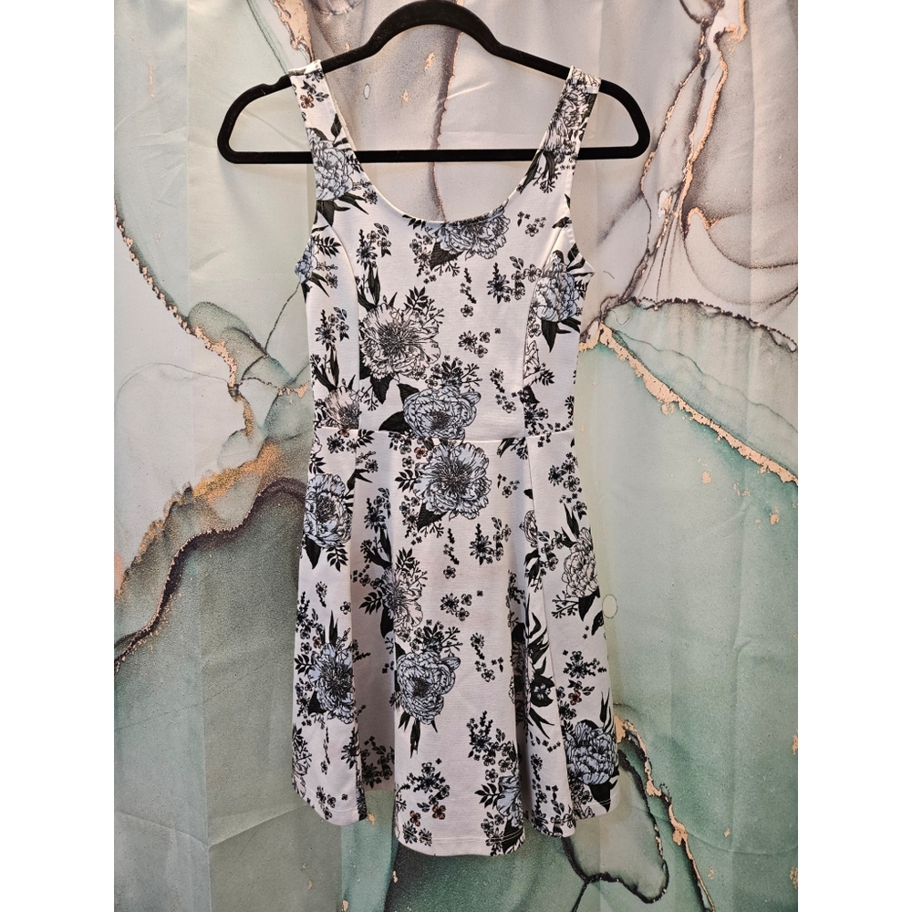 Divided Floral Dress